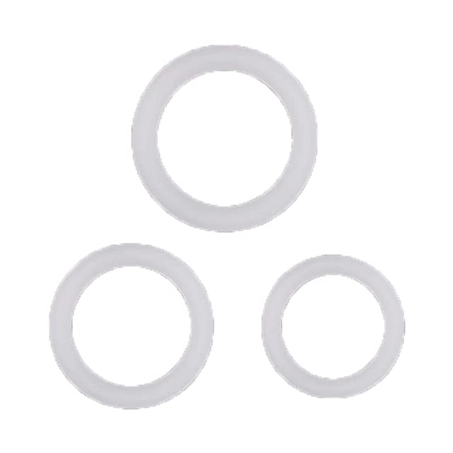 Anillo de silicona de material luminoso, 3 piezas, para hombres