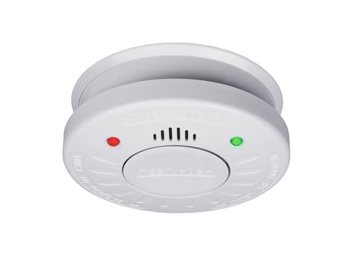 Smartwares Czujnik dymu - 85 dB - czujnik optyczny - bateria 10-letnia - etykieta Q - 10.025.28