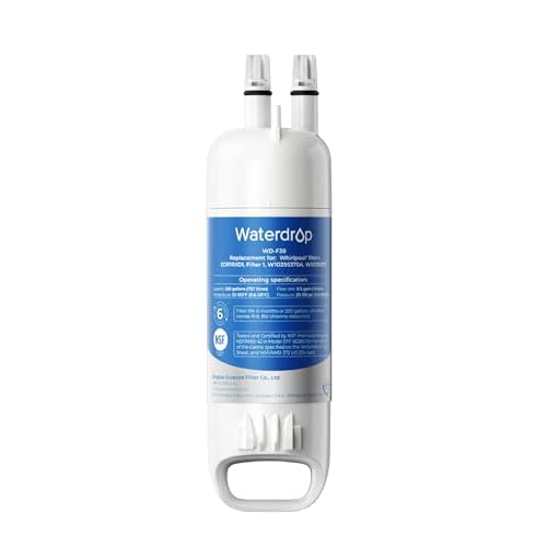 Waterdrop EDR1RXD1 Replacement for Everydrop® Filter 1, Whirlpool® W10295370A, EDR1RXD1B, P8RFWB2L, P4RFWB, WD-F38, Kenmore® 46-9081, 46-9930 Refrigerator Water Filter