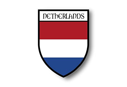 Akachafactory Autocollant Sticker Voiture Moto Blason Ville Drapeau Pays Bas hollandais