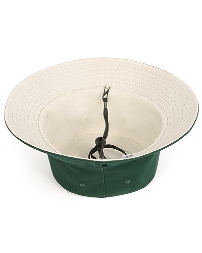 Image of XXL Oversize Bucket Hat Reversible, XL L M S Fisherman Sun Cap With Chin Strap, Travel Beach Outdoor Hat For Men Women