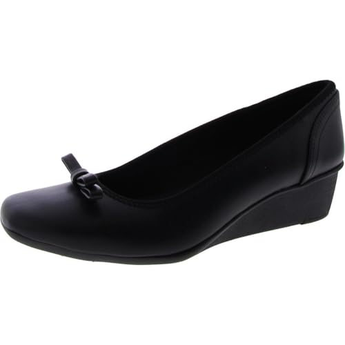 Anne Klein Women's Wales Faux Leather Slip-On Pump