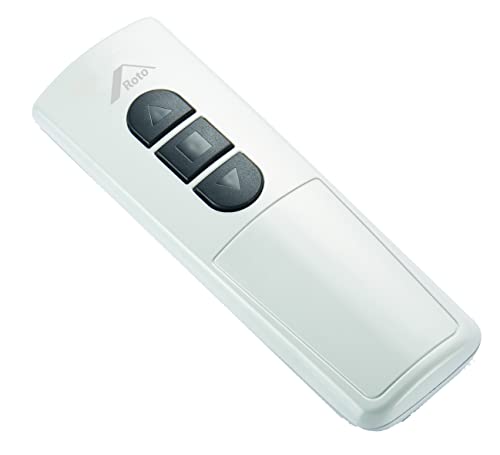 Émetteur radio portable Roto Sonde blanc pour commander vos volets depuis le jardin