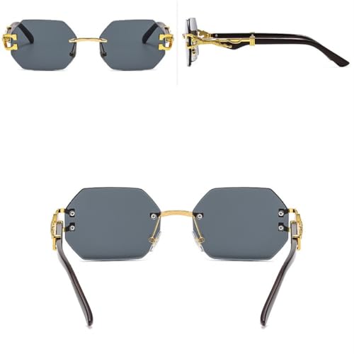 Lunettes de soleil légères sans monture pour éviter les marques sur le nez - 3