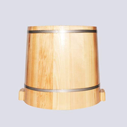 Tina de remojo para pies de madera para spa en casa miniatura 4