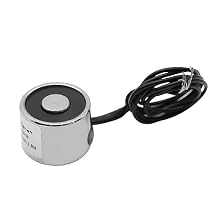 25N 5.5LB/2.5Kg Sucker Round Electric Magnet Suction Holding Solenoid Lifting Cylinder 20 x 15mm DC24V