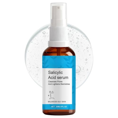 Salicylsäure Serum, gegen fettige Haut, verstopfte Poren und Hautunreinheiten – Korean Skincare Gesichtsserum mit Hyaluronsäure und Glycerin für die tägliche Gesichtspflege