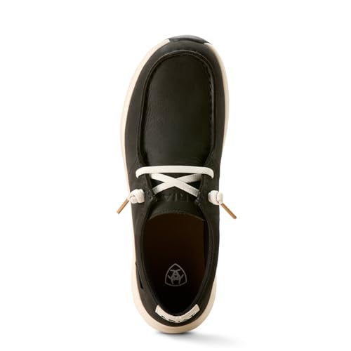 ARIAT ARIAT Women's Buckeye Waterproof Shoe, Satin Black, 5