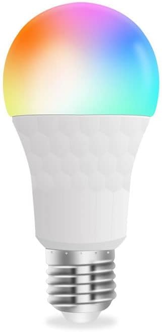 Tuya WiFi/Zigbee 9W Smart LED Bulb E27 Dimmable Light RGBCW Spotlighting Music Rhythm Atmosphere Light Alexa Google Home (Tuya Zigbee Version)