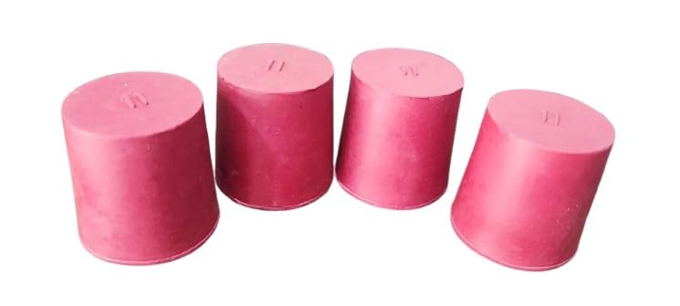 RUBBER CORK NO.11 FOR LABORATORY FLASK WITHOUT HOLE, PACK OF 4-picture-31