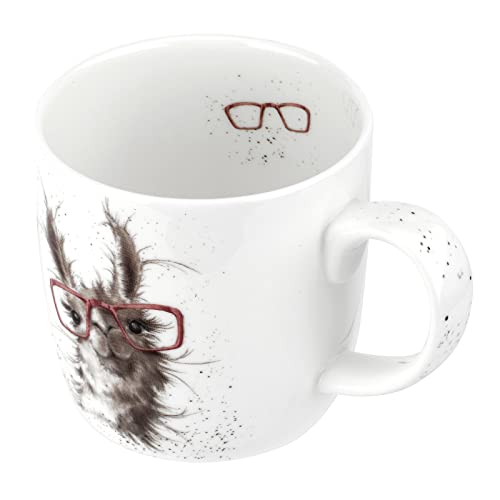 Wrendale Designs Llama Coffee Mug | Large 14 oz | Fine Bone China | Microwave & Dishwasher Safe
