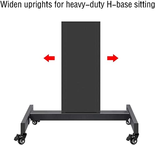 Soporte universal móvil para TV ajustable y giratorio miniatura 7