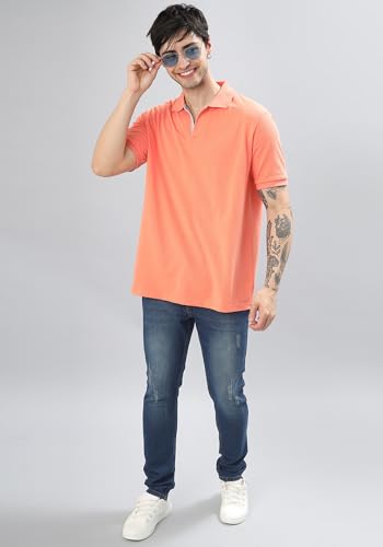 Image of Wear Your Opinion Solid Cotton Rich Polo T Shirt | Collar Tshirts | Half Sleeves | Plain-Regular Fit (Available in Plus Size)