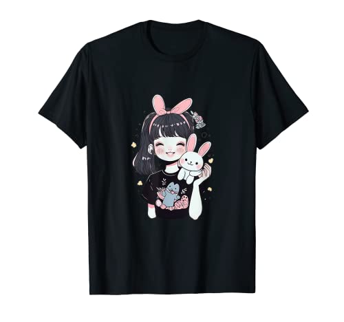 Anime Conejo Conejo Pastel Goth Japonés Otaku Kawaii Camiseta
