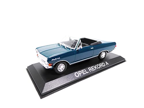 OPO 10 auto colección 1:43 Opel Rekord A Cabrio verde miniatura 4