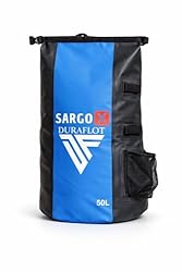 DURAFLOT Mochila Estanca Sargox Waterproof 2 – 50L...: 🌊ESPECIAL PARA PESCA Y OUTDOOR🏕️ – Perfecta para boya, surfcasting, spinning, kayak y submarinismo. 💧100% IMPERMEABLE – Material EVA premium, sin cremalleras que se oxidan. 🛟FLOTANTE DE SEGURIDAD – Cerrada correctamente, puede flotar si no está sobre...