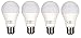 ALZO 8W (75W) Joyous Light Dimmable LED Full Spectrum Light Bulb 5500K Bright White Daylight, 450 Lumens, 120V, Pack of 4