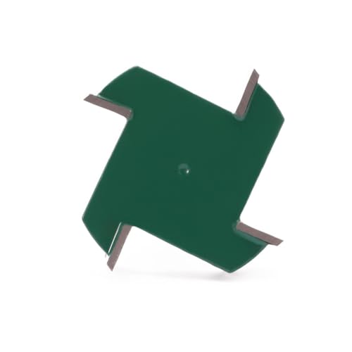 TopHomer Broca de fresa de superfície Spoilboard, carboneto - 4 asas, haste de 1/4 polegada, diâmetr