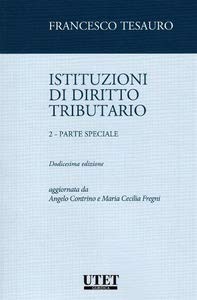 9788859820864 Istituzioni di diritto tributario ii p. s.: Vol. 2