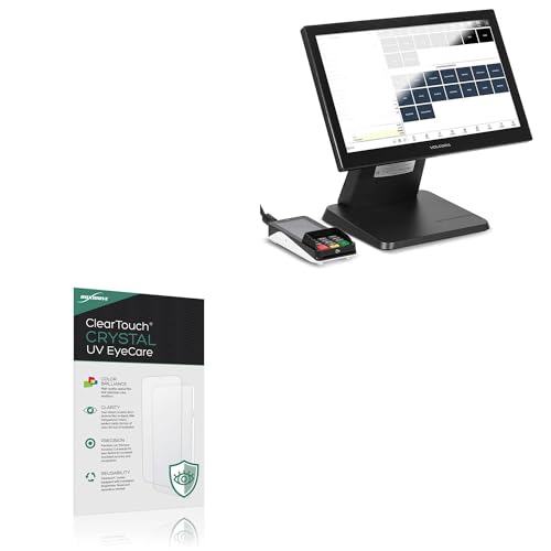 BoxWave Screen Protector Compatible With Volcora POS System (15.6 in) - ClearTouch Crystal Anti-UV EyeCare (2-Pack), Filters out Harmful Blue Light Reduce Fatigue