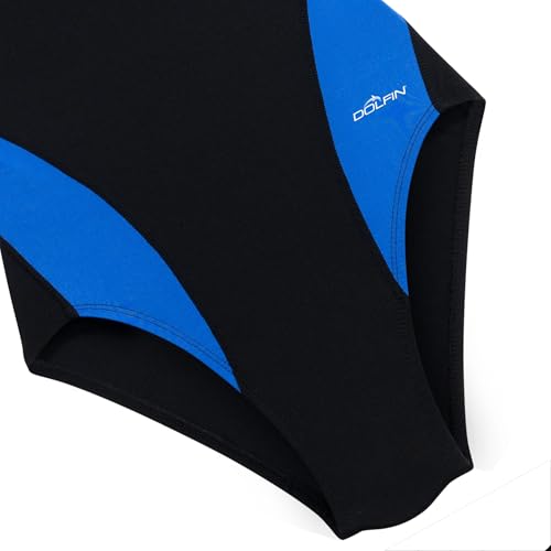 Image of Dolfin Swimwear Athletic One Piece Swimsuit - Pro Racerback Straps and Keyhole Back for Training, Sports, and Fitness