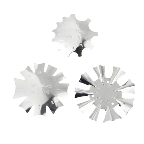 Homoyoyo 3個 ネイルプレートモデル 爪 マニ ツメ切り ネイルアートトリマー ネイルチップトリマー 金属 Silver