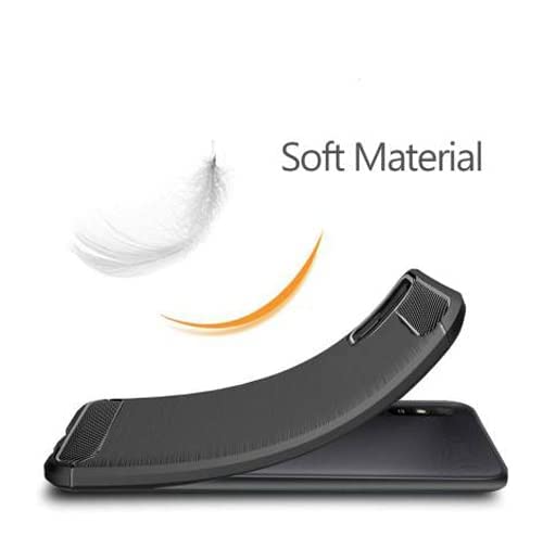 Image of Basic Case for Mi Redmi 9, Redmi 9C, Redmi 9 Activ, Poco C31 (Carbon Fibre Black)