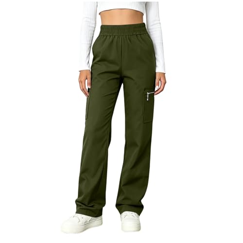 Pantalon droit pour femme à poches zippées pour ranger vos objets