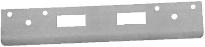 Don-Jo Series-12 13 Gauge Steel Center Double Hole Version Armor Strike, Silver Coated, 1-3/4