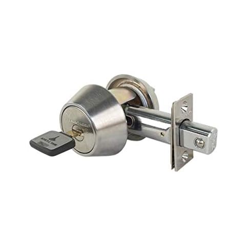 Mul-t-lock MT5+ Hercular Single Cylinder deadbolt w/Thumb Turn - Satin Chrome Cover