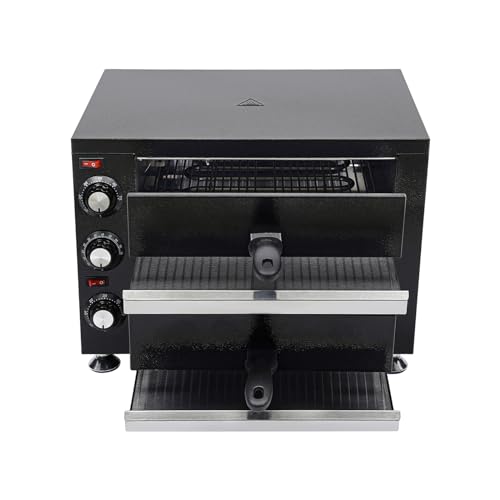Air Fryer Toaster Smart Oven Countertop Convection Oven 32-572°F Temperature Controls Electric Pizza Oven Stainless Steel 2-Layers Pizza Cooker for Home Restaurant 2200W – Image 6