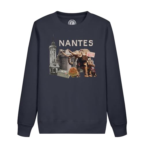Sweatshirt enfant Nantes haut de gamme motif artistique Château France