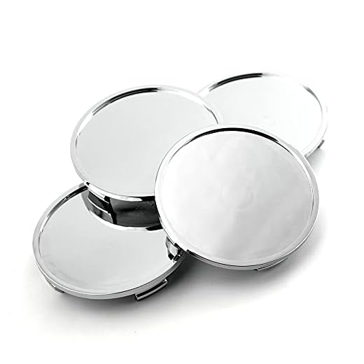 4PCS 76mm 72mm Pure Base Car Wheel Center Cover för fälgar Auto Tuning Universal Without Emblem Hub Caps för Alloy Wheels (Storlek : 4xChrome)