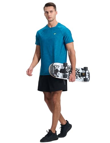 Image of Men's Swim Shirts Rash Guard UPF 50+ UV Sun Protection T-Shirt Quick Dry Fishing Beach T Shirts