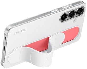 Samsung Galaxy S25+ Genuine Standing Grip Phone Case, White