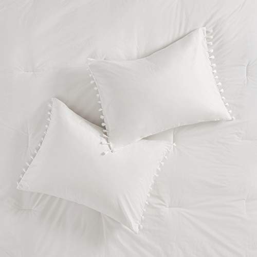 Madison Park Cozy Cotton Comforter Set Casual Modern Design All Season Bedding, Matching Shams - Image 4