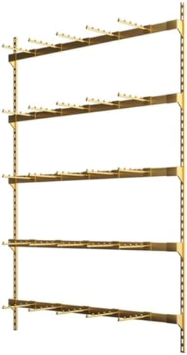 Freestanding 5-Tier Metal Storage Rack - Versatile Pegboard Display for Garage & Retail, Perfect for Organizing Lingerie, Underwear, Shorts & Clothing - Wall-Mount or Standalone Use