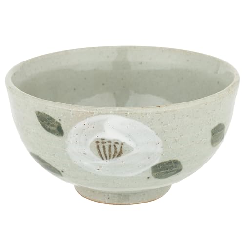 たたら(Tatara) 飯碗 茶碗 お茶碗 250cc 飯碗 レトロ白椿 陶器 日本製 21451