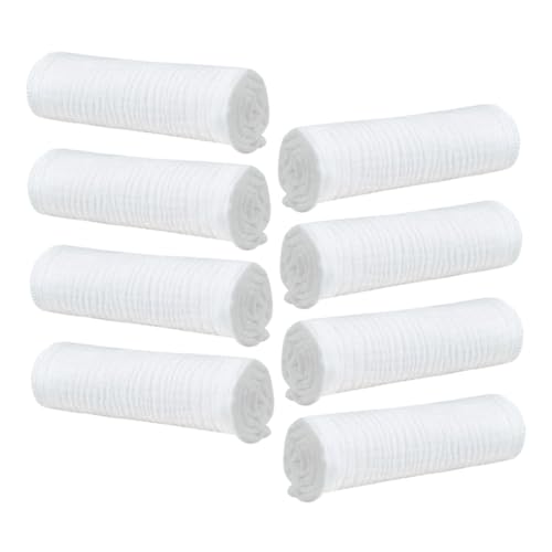 8pcs Muslin Burp Cloths for Boy Girl and Toddlers Soft Absorbent Washcloths Washable and Reusable Newborn Diapers for Spit-up and