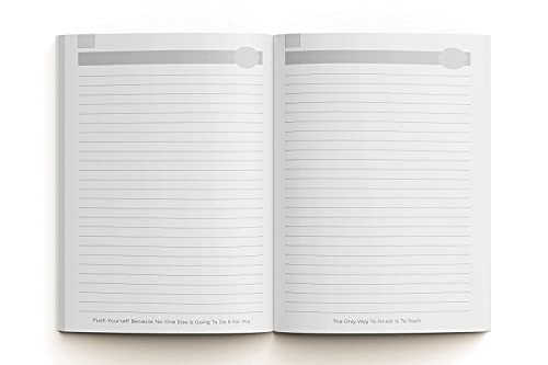 LAURET BLANC Notebook Journal - A5 Size, 144 Ruled Pages, 90 GSM Natural Shade, Paperback