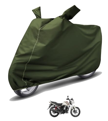 Image of Auto Hub Waterproof Bike Cover Compatible with Suzuki Slingshot Dustproof, UV Protection Two Wheeler Bike Slingshot Cover - Green