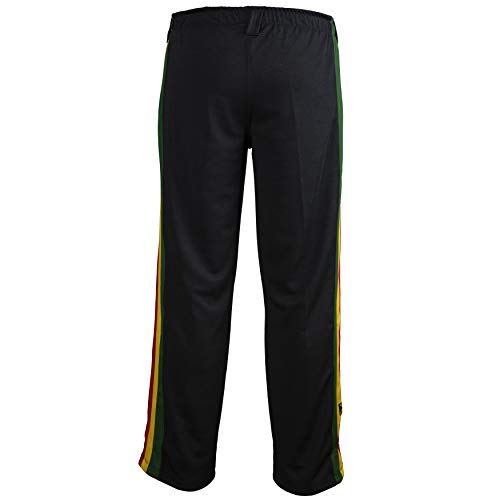 JL Sport Authentic Brazilian Capoeira Martial Arts Trousers - Boy's (Black, Jamaican, Reggae Theme) 11-12yrs4