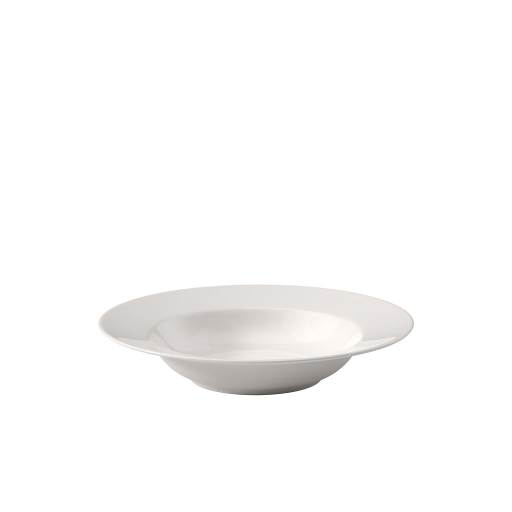 Villeroy & Boch for Me Soup Plate, 25 cm, Premium Porcelain, White