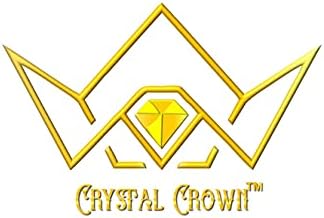 CRYSTAL CROWN Crushed Diamond Decorative Crystal Glass Animal Double Swan Model, crystallized Crushed Swans Silver Ornaments