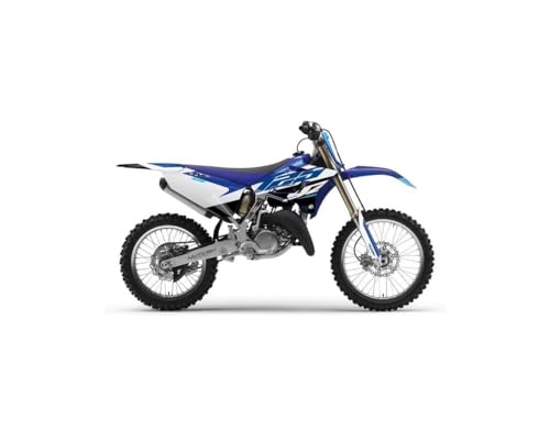 Kit déco moto cross Yamaha 125 YZ bleu Skew anti-bulles haute résistance