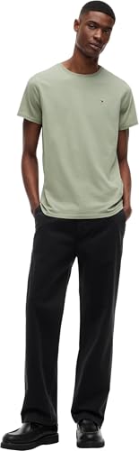 Tommy Jeans Herren TJM Xslim Jersey Tee Dm0Dm04411 S/S T-Shirt, Grün (Spring Olive), XXL 4