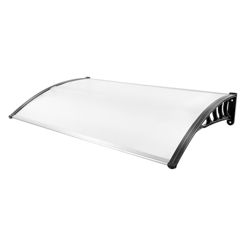150cm Vordach, Hohlkammerplatte Haustür Überdachung Haustürvordach Türdach Kunststoff Halterungen Pultbogenvordach Twinline für Haustür (150cm) 150cm Vordach, Hohlkammerplatte Haustür Überdachung Haustürvordach Türdach Kunststoff Halterungen Pultbogenvordach Twinline für Haustür (150cm)