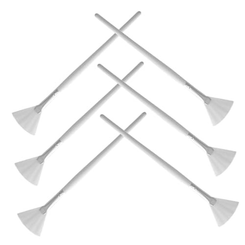 Ipetboom 6Pcs Facial Mask Applicator Brush Fan Shaped Design for Even Application Comfortable Use for Skincare Portable and Lightweight for Travel for DIY Facial Treatments