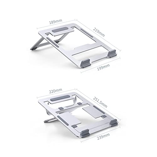 Support d'ordinateur de bureau surélevé ventilé pour pc portable stable - 3