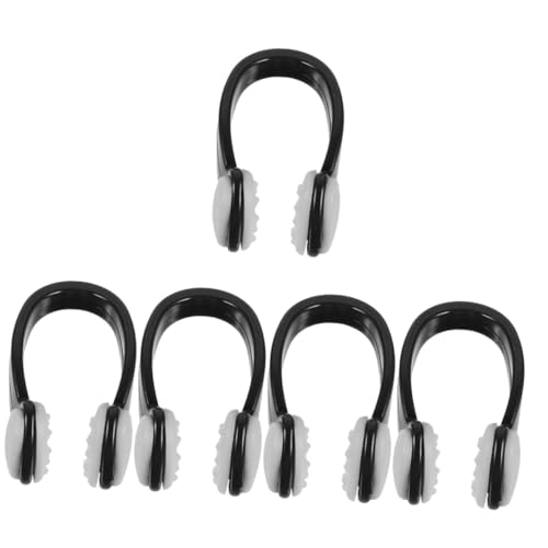 Healeved 5pcs Silicone Adult Swimming Nose Clip Snorkeling Ear Plugs for Kids Nose Clamp for Swimming